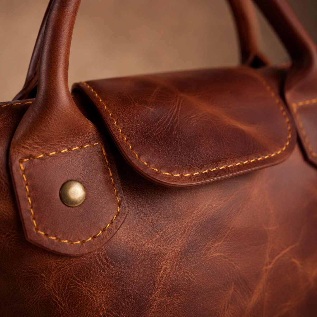 Velora Rowan Large leather tote bag - detail view